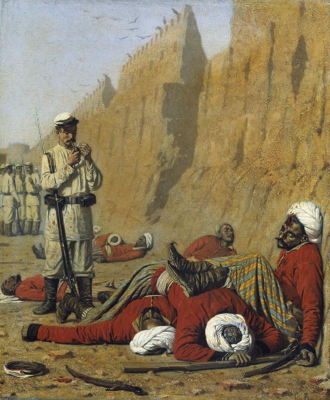 Vasily Vereshchagin After the failure of Germany oil painting art